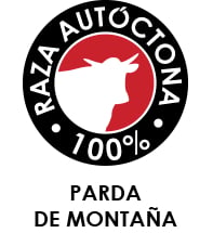 vaca parda logotipo raza autoctona