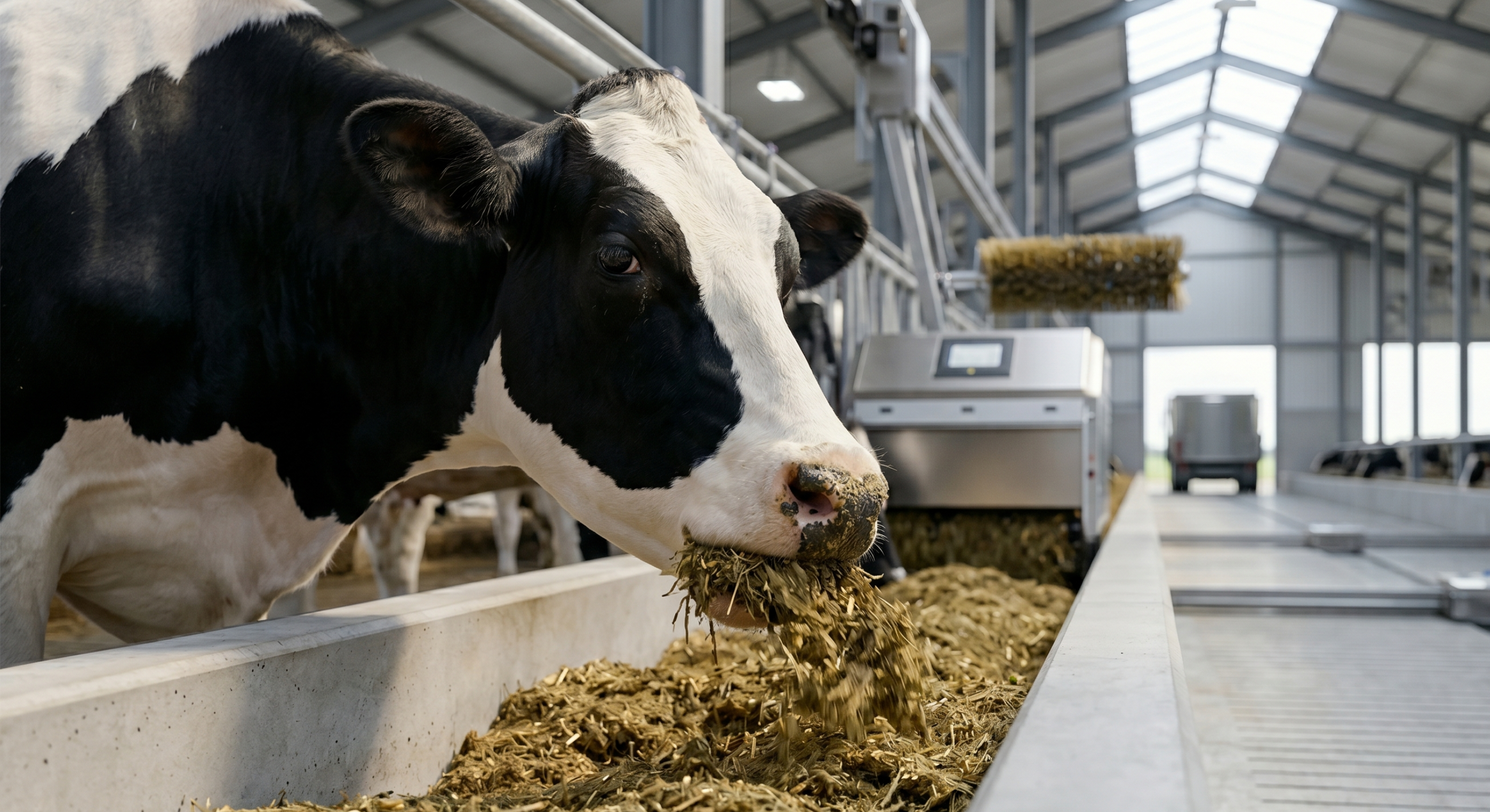 Cow feed: what is total mixed ration (TMR) for dairy cows?